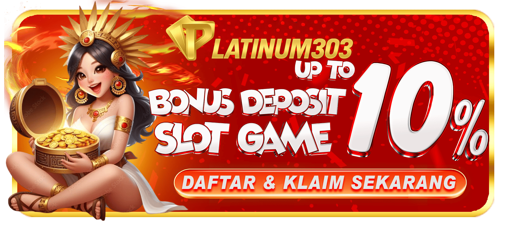 PLATINUM303 adalah situs judi online terpercaya yang menyediakan slot gacor hari ini, RTP Live tertinggi, dan bonus terbesar setiap hari. promo